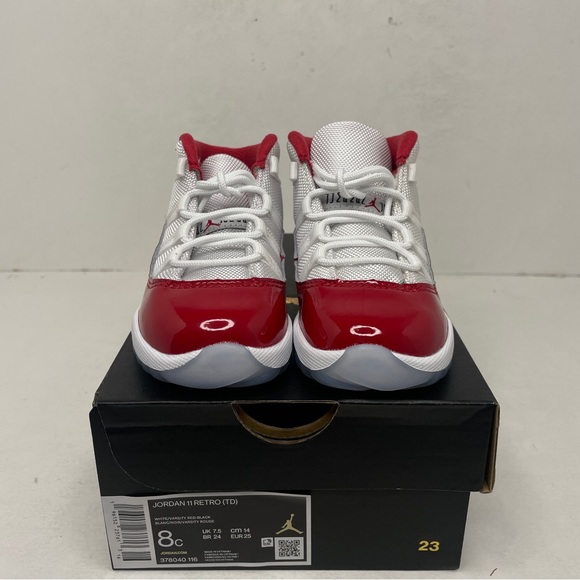 Nike Air Jordan 11 Retro TD “Cherry” 2023 - Picture 2 of 4